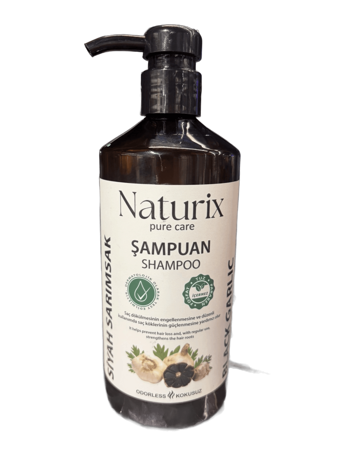 NATURIX PURE CARE – Shampo me Hudhra të Zeza (Black Garlic Shampoo)