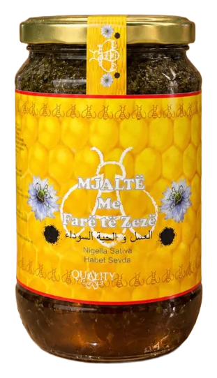 MJALTË ME FARË TË ZEZË (Nigella Sativa / Habet Sevda)