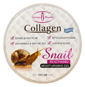 AICHUN BEAUTY COLLAGEN SNAIL SOOTHING MOISTURISING GEL (300ml)